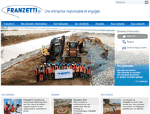 Tablet Screenshot of franzetti-ci.com